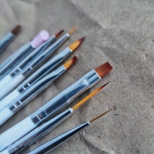 Brushes and paint Brushes