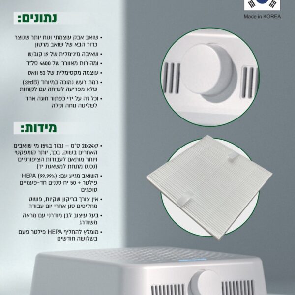 שואב אבק שולחני מרתון LEVENT