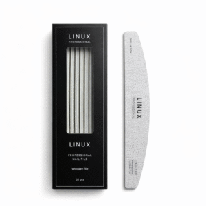 פצירה דקה בצורת ירח 100/180 מארז 20 יח׳ לינוקס